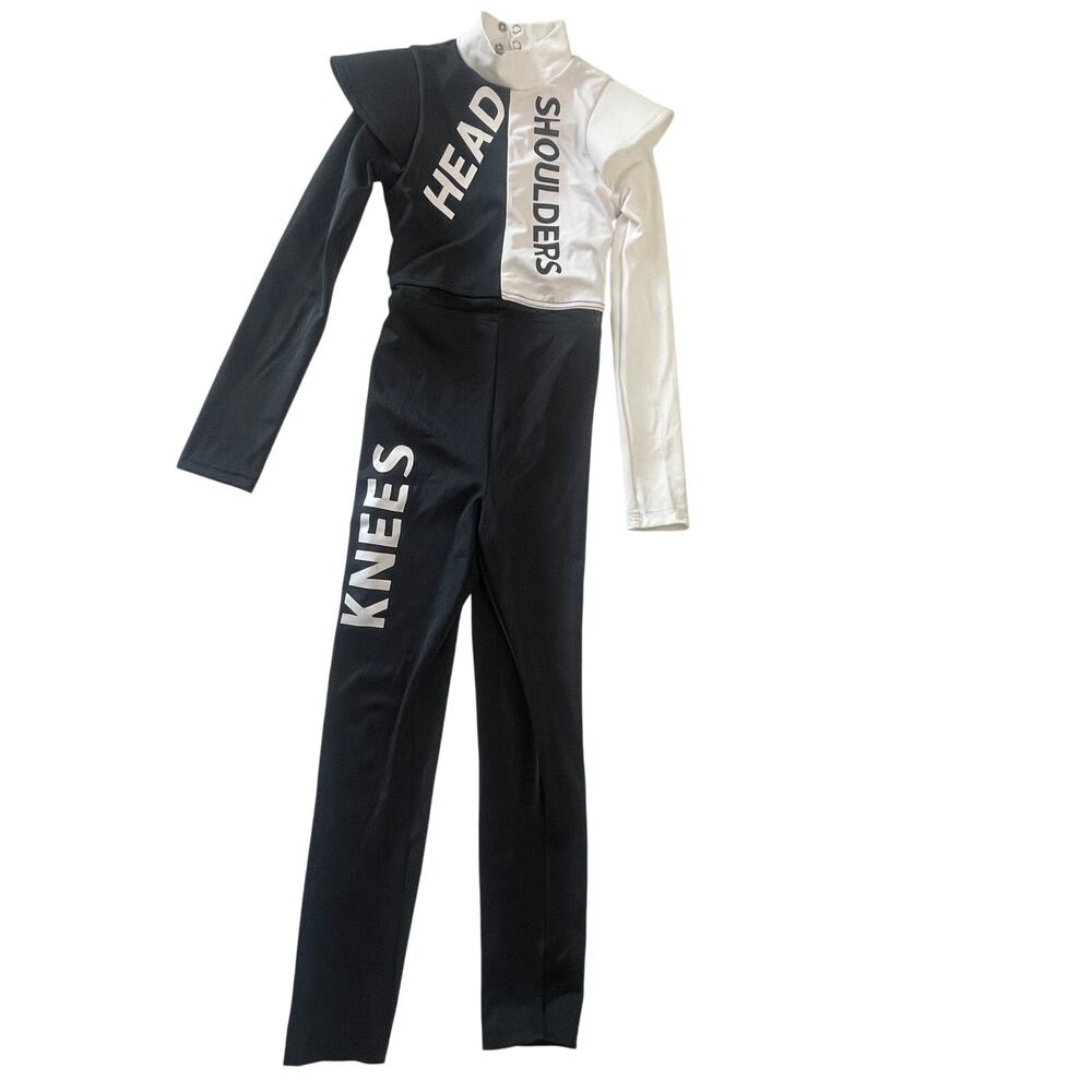 Weissmans Showtime Costume Dance Head Shoulders Knees Toes One Piece Size LC 14‎